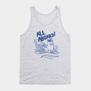 Freya the Walrus - All Aboard the Boat Tank Top